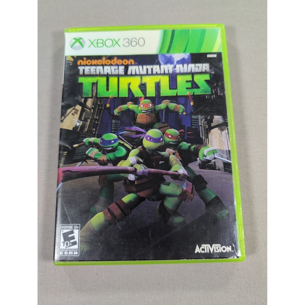 Activision Nickelodeon Teenage Mutant Ninja Turtles Xbox 360 No Manual